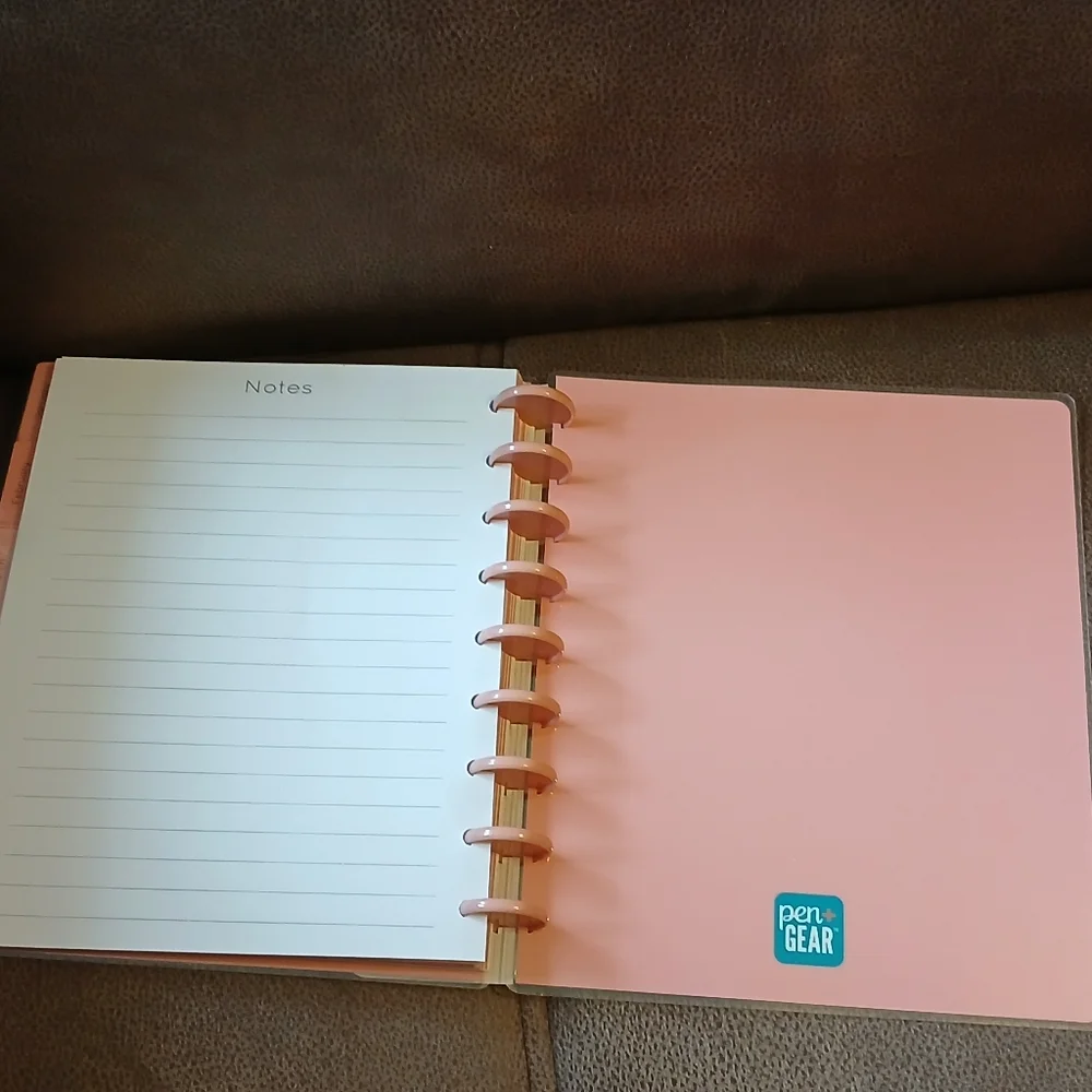 Pen + Gear 12 month disc-bound planner 2024 to 2025